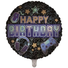 BALLOONS,Happy Birthday Male (Helium Foil)
