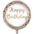 BALLOONS,Happy Birthday Gold Confetti (Helium Foil)