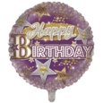 BALLOONS,Happy Birthday Unisex (Helium Foil)