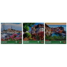JIGSAW,1000pc.Foliage View 3 Assorted