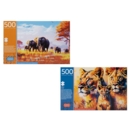JIGSAW,500pc.Animals 2 Assorted