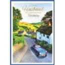 BIRTHDAY CARDS,Husband 6's Country Drive