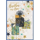 BIRTHDAY CARDS,Brother in Law 6's Presents & Stars