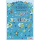 BIRTHDAY CARDS,Grandson 6's Geometrical Shapes