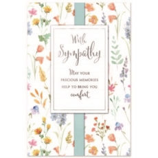 SYMPATHY CARDS,6's Wild Flowers