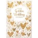 ANNIVERSARY CARDS,Your Golden 6's Gold Hearts