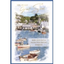BIRTHDAY CARDS,Son 6's Harbour Scene