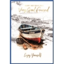 VERY GOOD FRIEND CARDS,Male 6's Rowing Fishing Boat