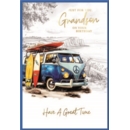 BIRTHDAY CARDS,Grandson 6's VW Campervan