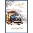 BIRTHDAY CARDS,Son 6's VW Campervan