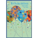 BIRTHDAY CARDS,Male 6's Zingy Balloons