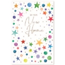 NEW HOME CARDS,Unisex 6's Coloured Dots & Stars