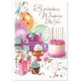 BIRTHDAY CARDS,Assortment 72's Female Birthday Box