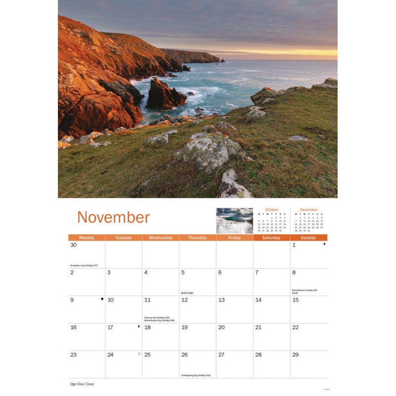 CALENDAR,A4,Lizard Peninsula
