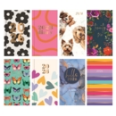 DIARY,Slim,8 Asst Designs, Silver Foil Week to View 2026