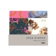 DIARY,Pocket,8 Asst. Designs Silver Foil Week to View 2026