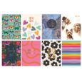 DESK DIARY,A5, 8 Asst Designs, Silver Foil Week to View 2026