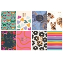 DESK DIARY,A5, 8 Asst Designs, Silver Foil Week to View 2026