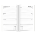 DESK DIARY,A5, 8 Asst Designs, Silver Foil Week to View 2026