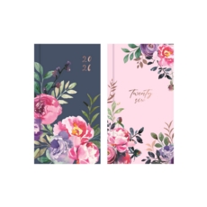 DIARY,Slim Week To View Vintage Floral 2026 CDU