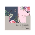 DIARY,Slim Week To View Vintage Floral 2026 CDU