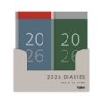 DIARY,Slim Week To View Bold Colour 2026 CDU