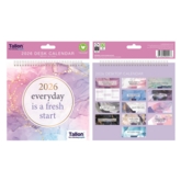 CALENDAR,Desktop,Quotes/ Terrazzo 2026