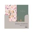 DIARY,Slim Week To View Floral Meadow 2026 CDU