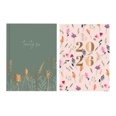 DIARY,A5 Week To View Floral Meadow 2026 CDU