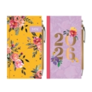 DIARY,Slim Floral With Pen Asst.Des. 2026 CDU