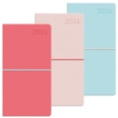 DIARY, Slim Week To View Pastel Moleskin 2026 3 Asst.