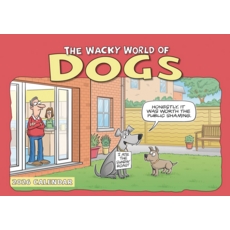 CALENDAR, Wacky World of Dogs A4, Opens to A3