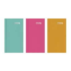DIARY,Slim,Brights 3 Asst. Week to View CDU 2026