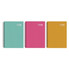 DIARY, A5 Brights, Day to Page Twin Wire 2026 CDU
