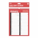 CALENDAR,A4 Engagement, Large Print, 2026 Twin Wire,