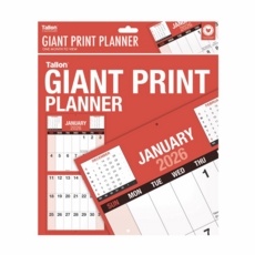 CALENDAR,Giant Print Planner Month To View, 2026 H/pk