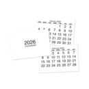 CALENDAR PAD,70x47mm (3x2") No.7 Box 2026
