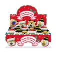 PLUSH CHRISTMAS SQUISHY BEAD BALLS, 3 Asst. CDU