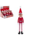 NAUGHTY ELVES,Girl Long Leg with Hat 12" CDU