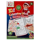 NAUGHTY ELVES,Colouring Book with Stickers