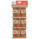 NAUGHTY ELVES,Printed Tape 2.75M x 8cm 3's