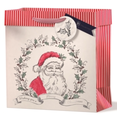 GIFT BAG,Classic Santa (Large)