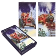 BOXED CARDS,Santa Train Slim 15's