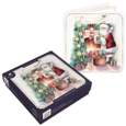 BOXED CARDS,Santa Deluxe With Insert 10's