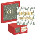 BOXED CARDS,Christmas Text Square10's CDU