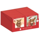 BOXED CARDS,Highland Cow Square10's CDU