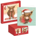 BOXED CARDS,Highland Cow Square10's CDU