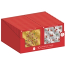 BOXED CARDS,Metallic Robins Square10's CDU