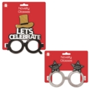 GLASSES,New Year's Eve Novelty 2 Assorted