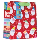 GIFT BAG,Neon Santa (Medium)